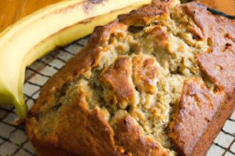 Simple & Delicious: 4-Ingredient Banana Bread Recipe Unveiled
