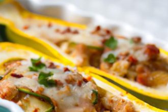 Spaghetti Squash Lasagna Boats: A Low-Carb Twist on Tradition