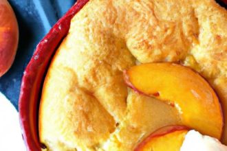 Easy Peach Cobbler Magic: Whip Up Cake Mix Delight!