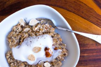 Supercharge Your Breakfast: Oatmeal with Chia & Almond Butter