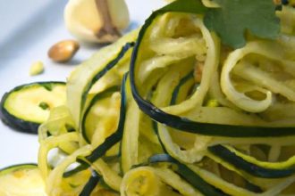 Zesty Zucchini Noodles with Ginger Garlic Twist Recipe