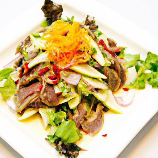 Fiery Flavors Unveiled: The Art of Spicy Beef Salad (Yam Nuea)