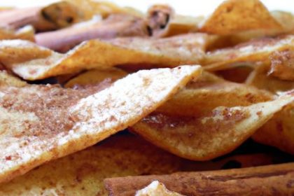 Crunchy Delight: Homemade Cinnamon Sugar Tortilla Chips