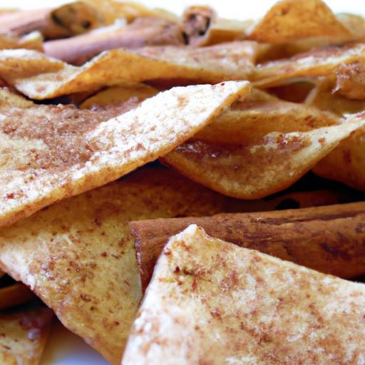 Crunchy Delight: Homemade Cinnamon Sugar Tortilla Chips