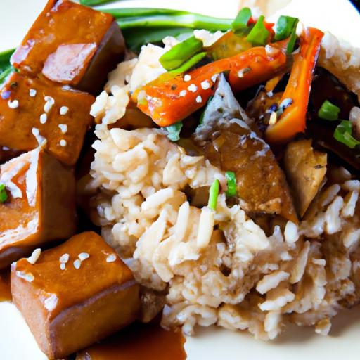 Savor the Flavor: Teriyaki Tofu Stir-Fry with Brown Rice