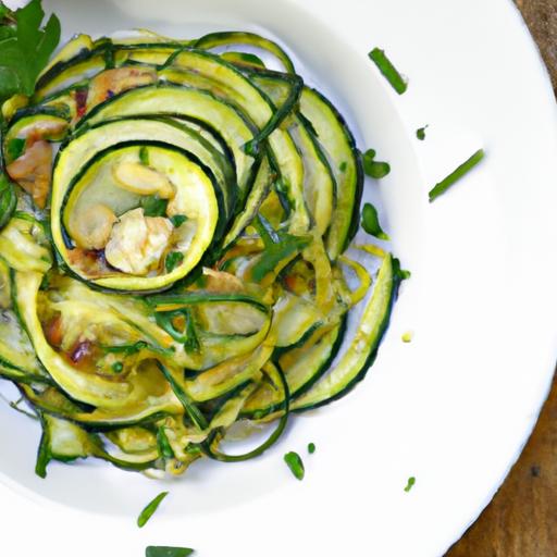 Zesty Zucchini Noodles with Ginger Garlic Twist Recipe