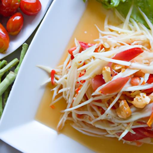 Crunchy Delight: The Zesty World of Green Papaya Salad